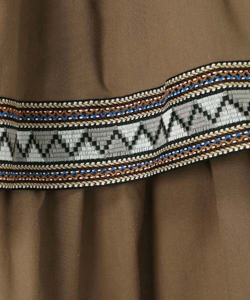 ALEXIA STAM（アリシアスタン）の「Tiered Maxi Skirt/マキシスカート（スカート・レディース・ホワイト/ブラウン/チャコール・FREE）」の15枚目の写真