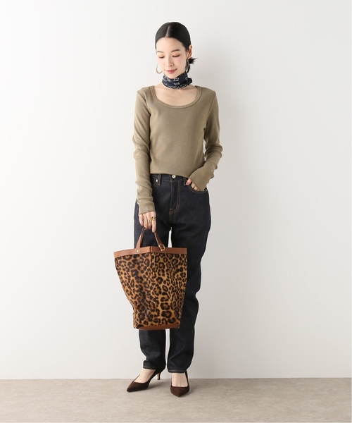 journal standard L'essage（ジャーナルスタンダードレサージュ）の「カミーノテレコ プルオーバー（Tシャツ/カットソー・レディース・ブラック/ホワイト/ベージュ・FREE）」の13枚目の写真