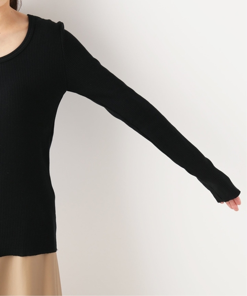 journal standard L'essage（ジャーナルスタンダードレサージュ）の「カミーノテレコ プルオーバー（Tシャツ/カットソー・レディース・ブラック/ホワイト/ベージュ・FREE）」の20枚目の写真