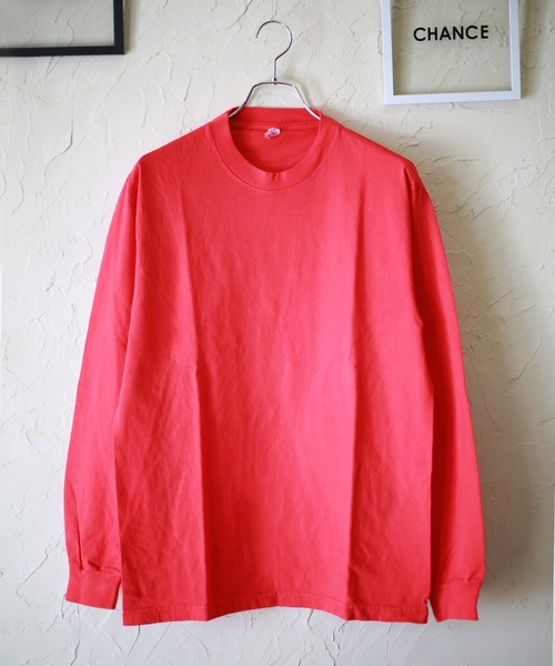 LOS ANGELES APPAREL（ロサンゼルスアパレル）の「Los Angeles Apparel クルーネック 長袖T（Tシャツ/カットソー・メンズ・ブラック/ネイビー/ゴールド/オレンジ/ブルー/グリーン/グレー系その他/オレンジ系その他/ホワイト・S/M/L/XL）」の8枚目の写真