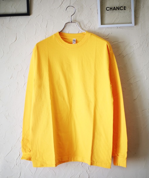 LOS ANGELES APPAREL（ロサンゼルスアパレル）の「Los Angeles Apparel クルーネック 長袖T（Tシャツ/カットソー・メンズ・ブラック/ネイビー/ゴールド/オレンジ/ブルー/グリーン/グレー系その他/オレンジ系その他/ホワイト・S/M/L/XL）」の9枚目の写真