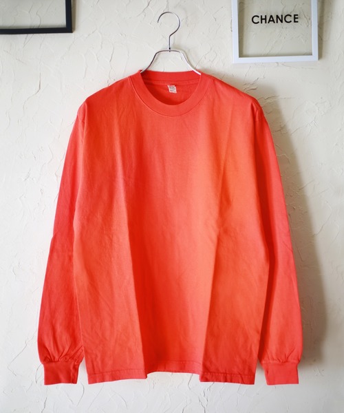 LOS ANGELES APPAREL（ロサンゼルスアパレル）の「Los Angeles Apparel クルーネック 長袖T（Tシャツ/カットソー・メンズ・ブラック/ネイビー/ゴールド/オレンジ/ブルー/グリーン/グレー系その他/オレンジ系その他/ホワイト・S/M/L/XL）」の7枚目の写真