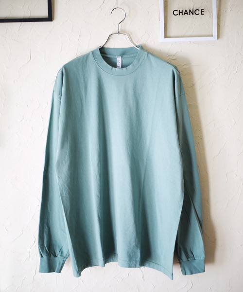 LOS ANGELES APPAREL（ロサンゼルスアパレル）の「Los Angeles Apparel クルーネック 長袖T（Tシャツ/カットソー・メンズ・ブラック/ネイビー/ゴールド/オレンジ/ブルー/グリーン/グレー系その他/オレンジ系その他/ホワイト・S/M/L/XL）」の5枚目の写真