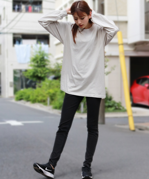 LOS ANGELES APPAREL（ロサンゼルスアパレル）の「Los Angeles Apparel クルーネック 長袖T（Tシャツ/カットソー・メンズ・ブラック/ネイビー/ゴールド/オレンジ/ブルー/グリーン/グレー系その他/オレンジ系その他/ホワイト・S/M/L/XL）」の11枚目の写真