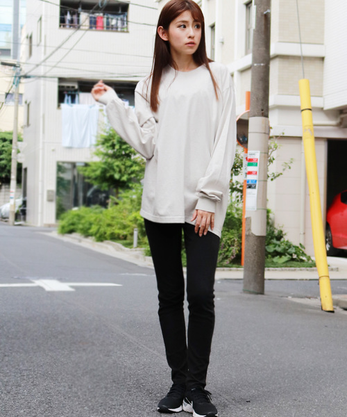 LOS ANGELES APPAREL（ロサンゼルスアパレル）の「Los Angeles Apparel クルーネック 長袖T（Tシャツ/カットソー・メンズ・ブラック/ネイビー/ゴールド/オレンジ/ブルー/グリーン/グレー系その他/オレンジ系その他/ホワイト・S/M/L/XL）」の10枚目の写真