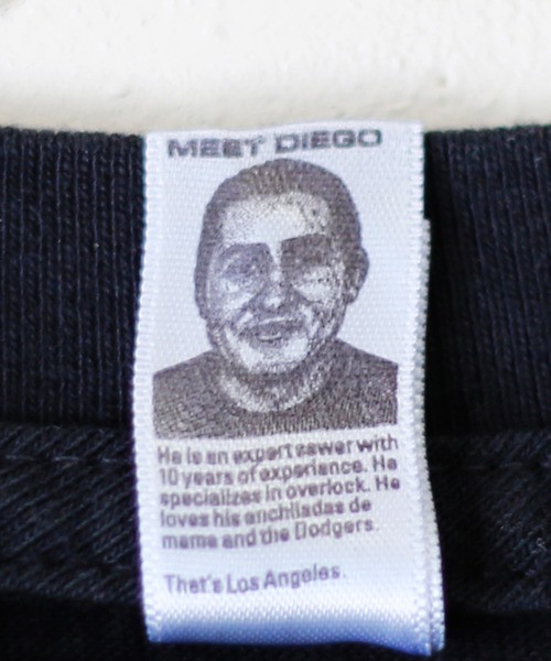 LOS ANGELES APPAREL（ロサンゼルスアパレル）の「Los Angeles Apparel クルーネック 長袖T（Tシャツ/カットソー・メンズ・ブラック/ネイビー/ゴールド/オレンジ/ブルー/グリーン/グレー系その他/オレンジ系その他/ホワイト・S/M/L/XL）」の16枚目の写真