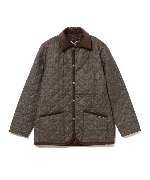 LAVENHAM(ラベンハム)の「LAVENHAM / 別注 DENHAM フランネルチェック(ブルゾン)」|ダークブラウン