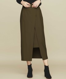 STUDIOUS | 【STUDIOUS】モイストツイルスリット ロングスカート(スカート)