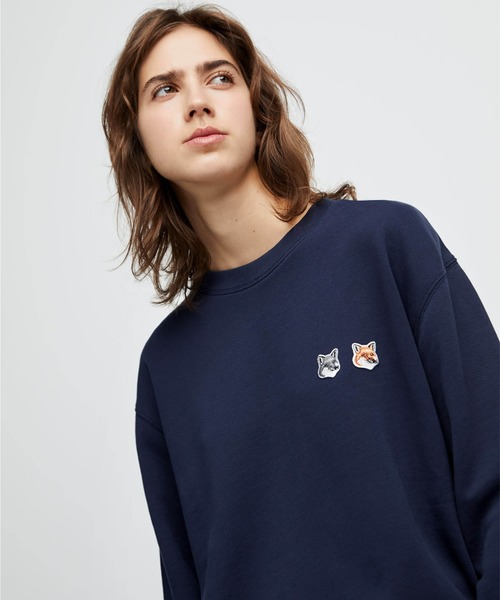 Maison Kitsune（メゾンキツネ）の「SWEATSHIRT DOUBLE FOX HEAD PATCH