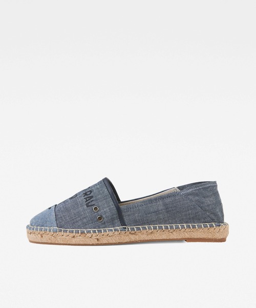 G-STAR(ジースター)の「BASE DENIM ESPADRILLE(サンダル・レディース・ダークインディゴブルー・38/37/36)」の2枚目の写真