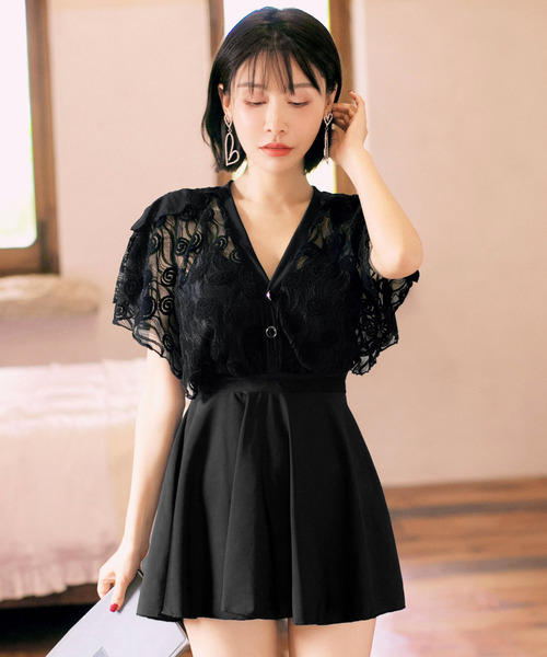 デザインフレアレース ワンピース水着 水着 Osyarevo オシャレボ のファッション通販 Zozotown