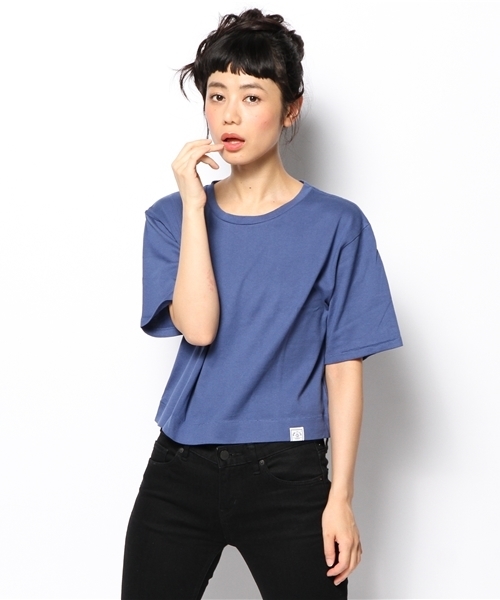 B:MING by BEAMS（ビーミングバイビームス）の「ビーミング by ビームス / TOMPKINS 天竺プルオーバー（Tシャツ/カットソー・レディース・ライトブルー/ホワイト/シルバー・ONE SIZE）」の2枚目の写真