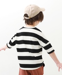 devirock | ワイドボーダーゆるっとTシャツ(Tシャツ/カットソー)