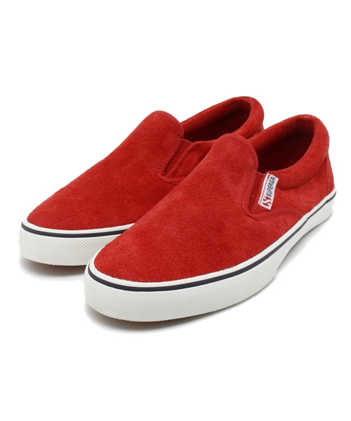 BEAMS LIGHTS Women's(ビームスライツ ウィメンズ)の「【VERY 9月号 掲載】SUPERGA / S009J20 スリッポン(スニーカー・レディース・ベージュ/レッド/ブルー/ブラック・38/35/36/37/39)」の4枚目の写真