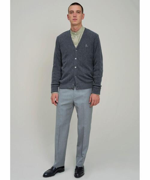 LOEFF（ロエフ）の「別注＜TOROY（トロイ）＞ ニットカーディガン（カーディガン/ボレロ・メンズ・ダークグレー/オフホワイト/ナチュラル/ワインレッド・LARGE/MEDIUM）」の14枚目の写真