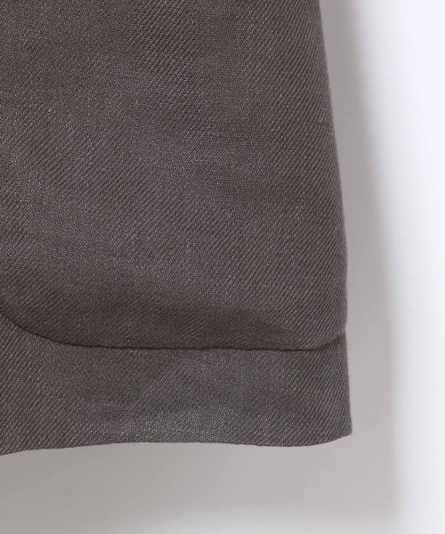 ADAM ET ROPE'(アダムエロペ)の「【Wild Life Tailor】麻リバーJK(テーラードジャケット・メンズ・グレー系その他/ブルー系その他2・M/L)」の6枚目の写真