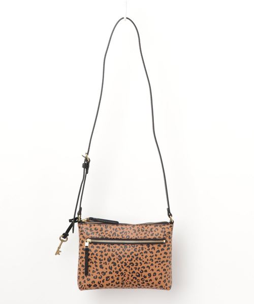FOSSIL(フォッシル)の「FIONA E/W CROSSBODY ZB1307(ショルダーバッグ・レディース・レオパード・FREE)」の2枚目の写真