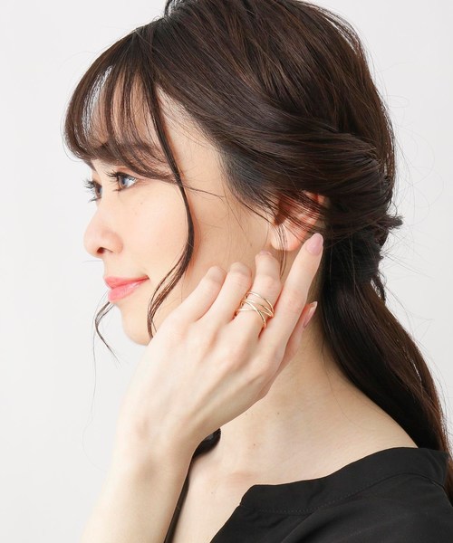 COCOSHNIK(ココシュニック)の「K10ワンストローク 3連リング(リング・レディース・ホワイト系その他7・14号/12号)」の11枚目の写真