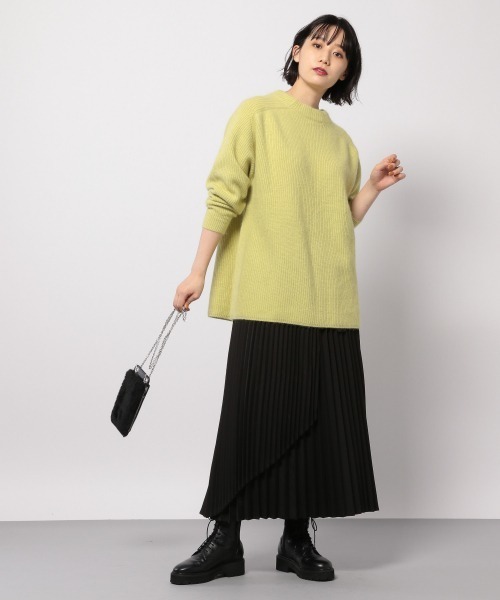 PAGEBOY（ページボーイ）の「FOXボトルネックプルオーバー（ニット/セーター・レディース・グレー/モカ/イエロー系その他・FREE）」の7枚目の写真