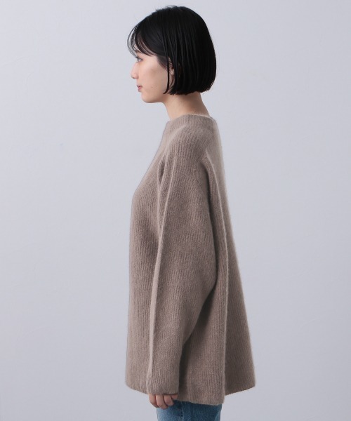 PAGEBOY（ページボーイ）の「FOXボトルネックプルオーバー（ニット/セーター・レディース・グレー/モカ/イエロー系その他・FREE）」の9枚目の写真