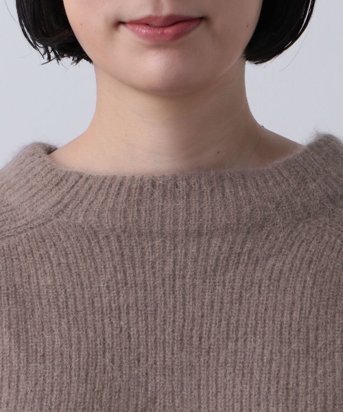 PAGEBOY（ページボーイ）の「FOXボトルネックプルオーバー（ニット/セーター・レディース・グレー/モカ/イエロー系その他・FREE）」の11枚目の写真