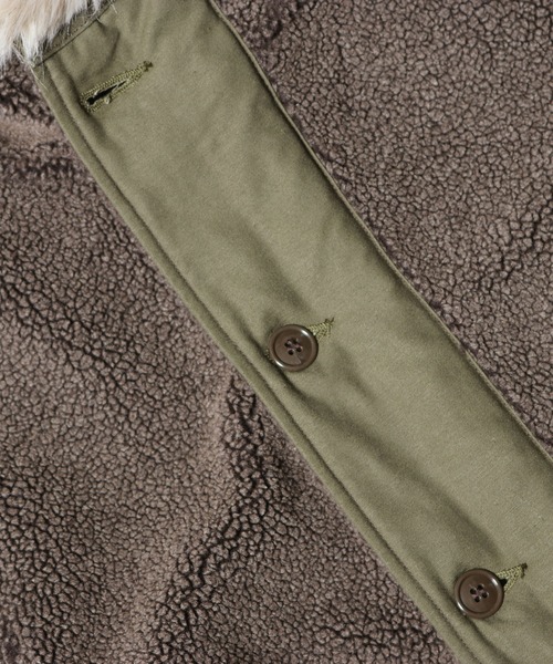 orSlow（オアスロウ）の「orSlow/オアスロウ FUR HOODED FLEECE JACKET
