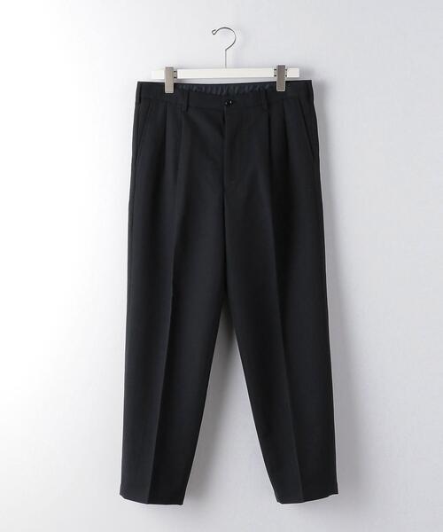 Green Label Relaxingセットアップ ダブル ネイビー手洗可 L green label relaxing（グリーンレーベルリラクシング）の