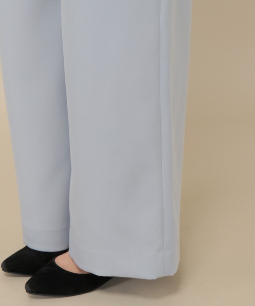 ikka(イッカ)の「ハイウエストスーパーワイドパンツ(その他パンツ・レディース・ブラウン/グレー/ネイビー・M/L)」の7枚目の写真