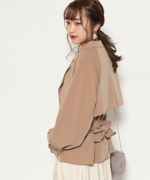 【Cheek】　チーク　アウター　コート　ニット　ベージュ　　　　　　新品未使用 Cheek（チーク）｜ジャケット/アウター一覧 - WEAR