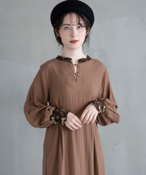 dium. Flower embroidery one piece Mサイズ dium. Flower embroidery one piece Mサイズ - メルカリ