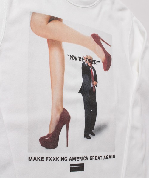 LIBERTY CITY（リバティシティ）の「【LIBERTY CITY/リバティーシティ】 [YOU ARE FIRED] スウェット（スウェット・メンズ・ブラック/グレー/ホワイト・3/2/4）」の5枚目の写真