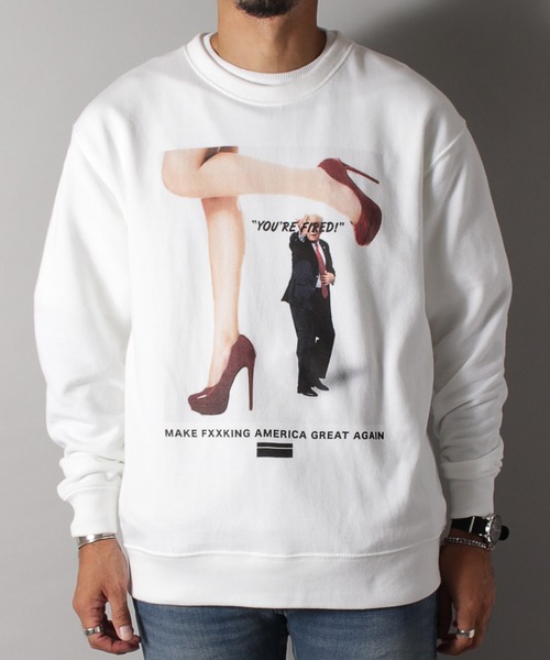 LIBERTY CITY（リバティシティ）の「【LIBERTY CITY/リバティーシティ】 [YOU ARE FIRED] スウェット（スウェット・メンズ・ブラック/グレー/ホワイト・3/2/4）」の13枚目の写真