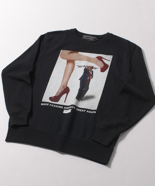 LIBERTY CITY（リバティシティ）の「【LIBERTY CITY/リバティーシティ】 [YOU ARE FIRED] スウェット（スウェット・メンズ・ブラック/グレー/ホワイト・3/2/4）」の15枚目の写真