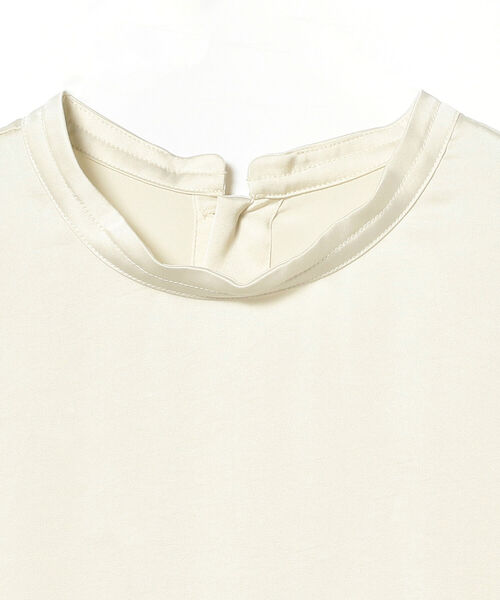 Ray BEAMS（レイビームス）の「Ray BEAMS / サテン ワッシャー スリーブ ブラウス（シャツ/ブラウス・レディース・オフホワイト/ブラック・ONE SIZE）」の7枚目の写真