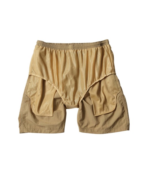 MAGIC NUMBER（マジック ナンバー）の「【MAGIC NUMBER】ESSENTIAL NYLON SHORTS（その他パンツ・メンズ・ベージュ/ブラック・30/34/32）」の4枚目の写真