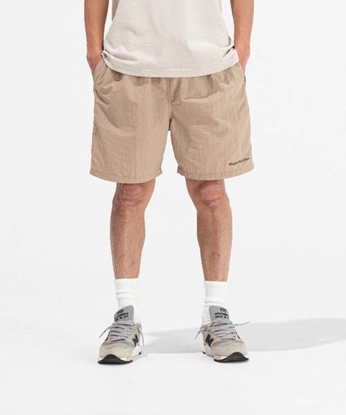MAGIC NUMBER（マジック ナンバー）の「【MAGIC NUMBER】ESSENTIAL NYLON SHORTS（その他パンツ・メンズ・ベージュ/ブラック・30/34/32）」の21枚目の写真