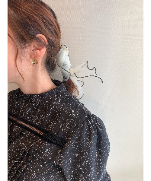 mou（モウ）の「S925 Rough pierce（ピアス（両耳用）・レディース・シルバー/ゴールド・FREE）」の5枚目の写真