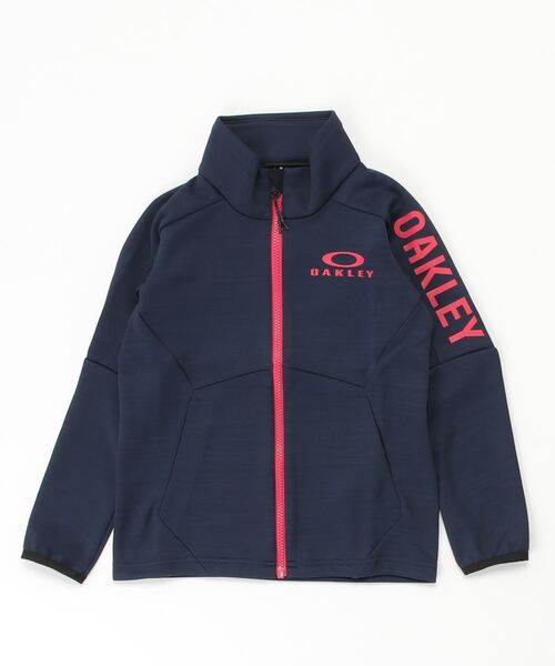 OAKLEY（オークリー）の「オークリー ENHANCE JERSEY JACKET YTR 2.0（その他アウター・キッズ・ネイビー/ブラック・130cm/140cm/150cm/160cm）」の2枚目の写真
