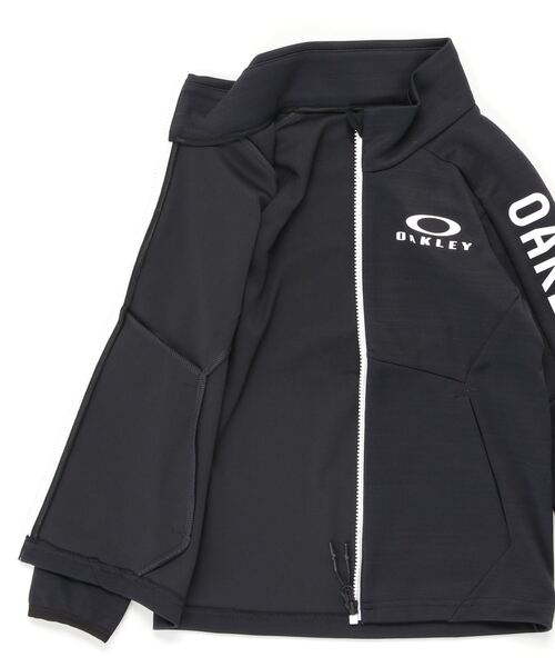 OAKLEY（オークリー）の「オークリー ENHANCE JERSEY JACKET YTR 2.0（その他アウター・キッズ・ネイビー/ブラック・130cm/140cm/150cm/160cm）」の3枚目の写真
