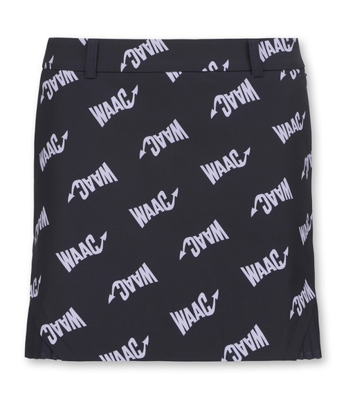WAAC（ワック）の「《WAAC》WOMENS ロゴプリント スカート（スカート・レディース・ホワイト/ネイビー・1/2/3）」の2枚目の写真