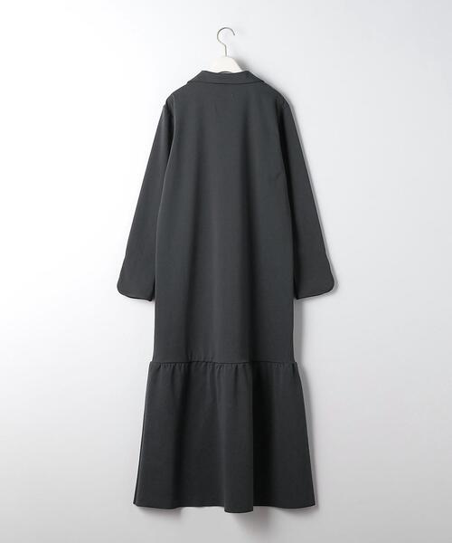 BRACTMENT(ブラクトメント)の「『BRACTMENT(ブラクトメント)』 BM 襟付き ティアードワンピース(ワンピース・レディース・ダークグレー/モカ・FREE)」の3枚目の写真