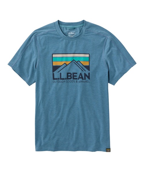 L.L.Bean(エルエルビーン)の「エブリデイ・サンスマート・ティ、半袖 ロゴ 米国フィット・レギュラー(Tシャツ/カットソー・メンズ・ブラック/ブルー系/イエロー/グリーン/ヘザーグレー/ブルー系1/イエロー系・MEDIUM/SMALL/LARGE)」の1枚目の写真