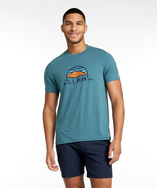 tシャツ エブリデイ・サンスマート・ティ、半袖　グラフィック 米国フィット・レギュラー レディース L.L.Bean tシャツ エブリデイ・サンスマート・ティ、半袖