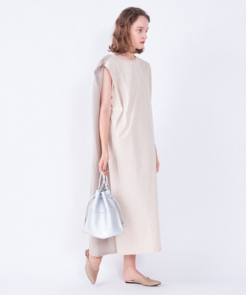 Laugoa（ラウゴア）の「【LAUGOA/ラウゴア】HOORN 巾着 ショルダーバッグ（ショルダーバッグ・レディース・ブラック/ベージュ/グレー/シルバー・FREE）」の20枚目の写真