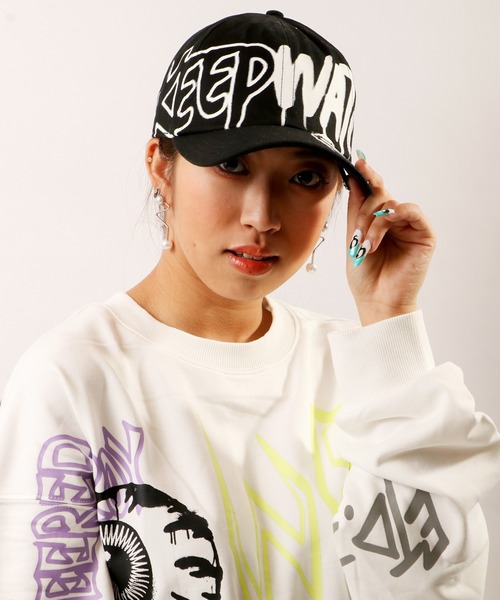 MISHKA（ミシカ）の「【MISHKA】キャップ（キャップ・メンズ・ブラック系その他/オフホワイト/ブラック/ホワイト・FREE）」の4枚目の写真