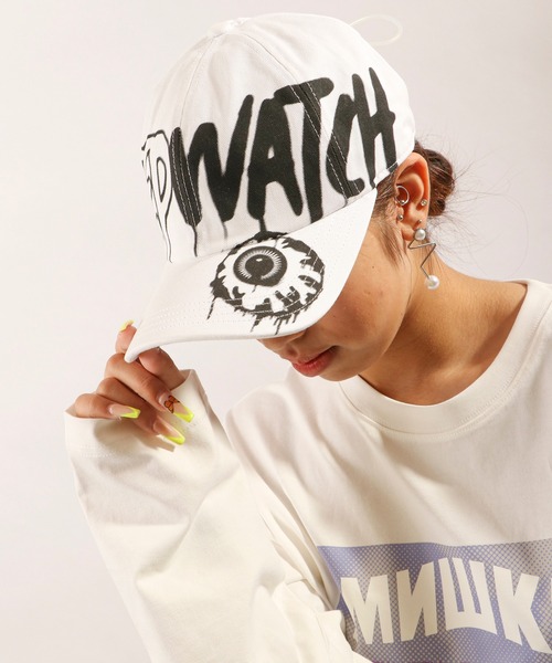 MISHKA（ミシカ）の「【MISHKA】キャップ（キャップ・メンズ・ブラック系その他/オフホワイト/ブラック/ホワイト・FREE）」の2枚目の写真