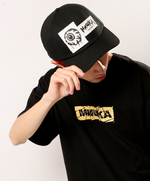 MISHKA（ミシカ）の「【MISHKA】キャップ（キャップ・メンズ・ブラック系その他/オフホワイト/ブラック/ホワイト・FREE）」の3枚目の写真