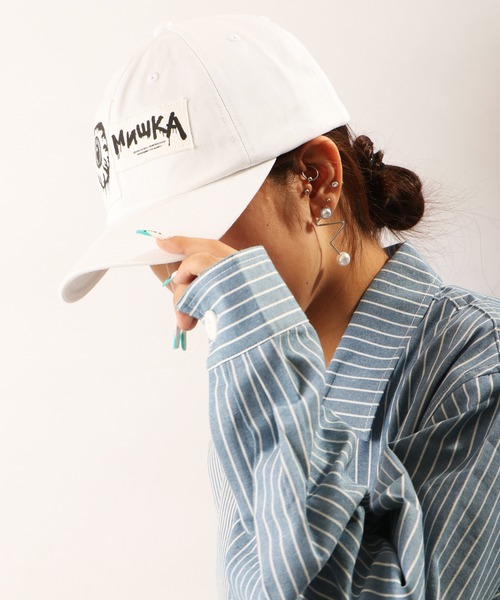 MISHKA（ミシカ）の「【MISHKA】キャップ（キャップ・メンズ・ブラック系その他/オフホワイト/ブラック/ホワイト・FREE）」の10枚目の写真