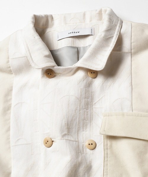 sneeuw（スニュウ）の「ウィンドウJQコート（その他アウター・レディース・アイボリー/ネイビー・1/3）」の6枚目の写真