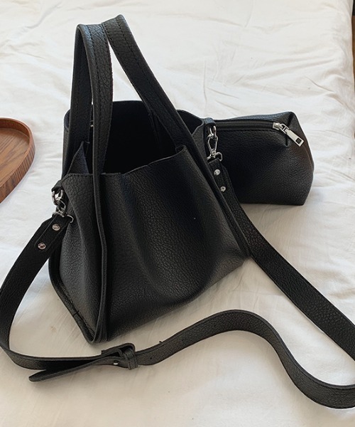 MKT(エムケーティー)の「スクエア エコレザーショルダーバッグ/ハンドバッグ(ショルダーバッグ・レディース・ブラック/ダークブラウン/ブラウン/アイボリー・FREE)」の10枚目の写真